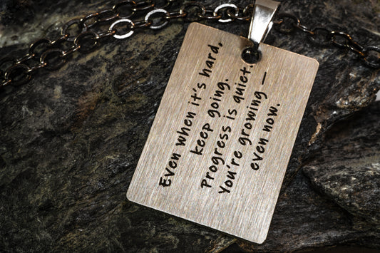 Edelstahl Schlüsselanhänger - personalisierbar