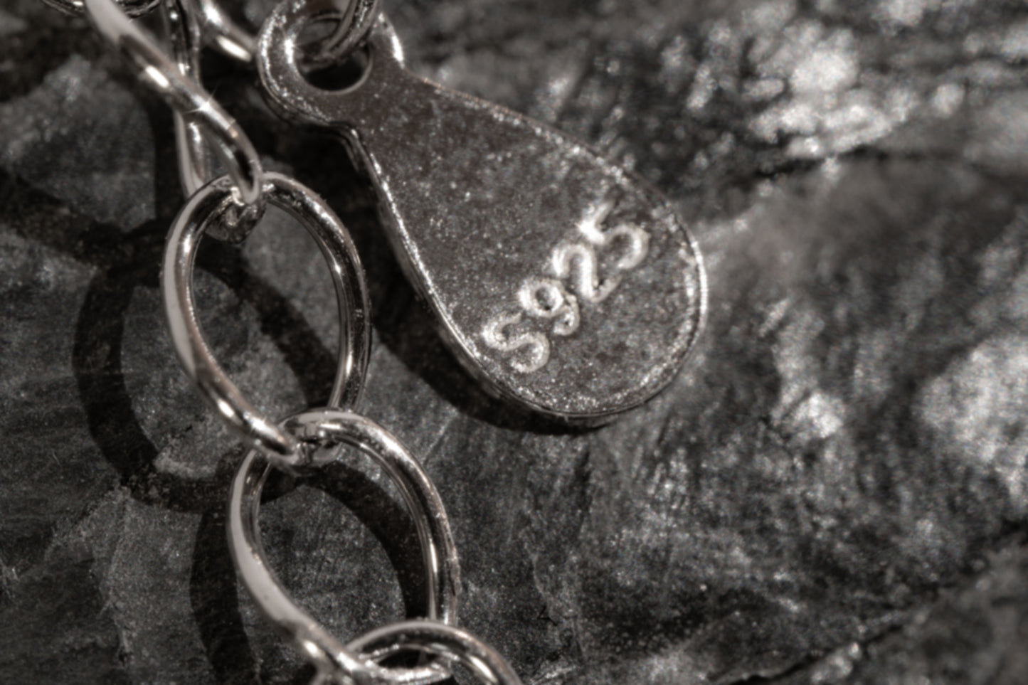 925 Sterling Silber Halskette mit einem Moissanit Edelstein