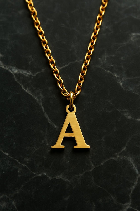Initialen-Schmuckstück – Halskette mit persönlichem Buchstaben