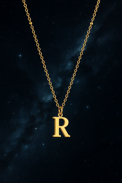 Initialen-Schmuckstück – Halskette mit persönlichem Buchstaben
