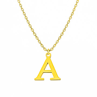 Initialen-Schmuckstück – Halskette mit persönlichem Buchstaben