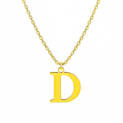 Initialen-Schmuckstück – Halskette mit persönlichem Buchstaben
