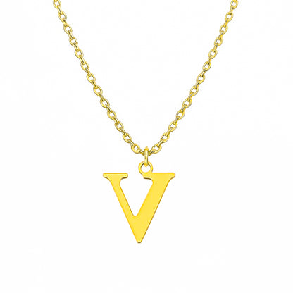 Initialen-Schmuckstück – Halskette mit persönlichem Buchstaben