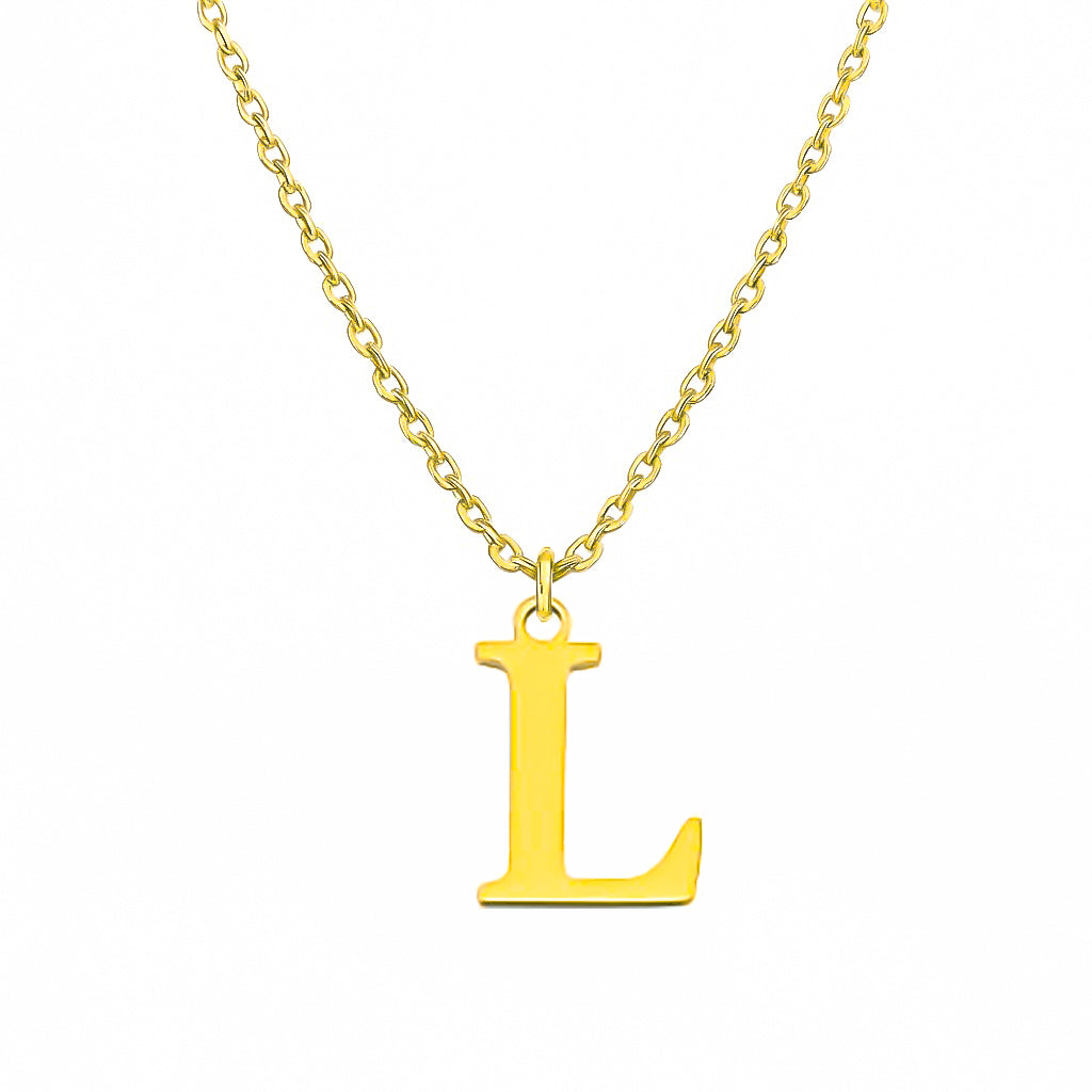 Initialen-Schmuckstück – Halskette mit persönlichem Buchstaben