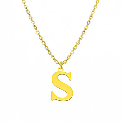 Initialen-Schmuckstück – Halskette mit persönlichem Buchstaben